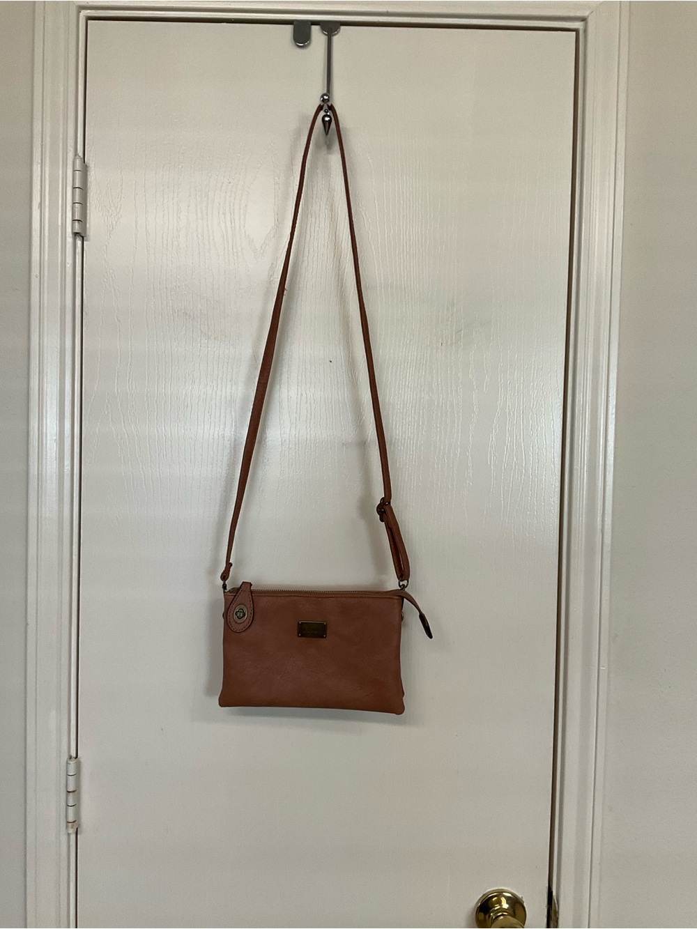 Liz Soto Tan Crossbody Bag - Adjustable Strap